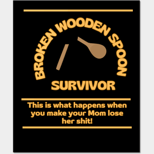 Broken Wooden Spoon Servivor #2 Posters and Art